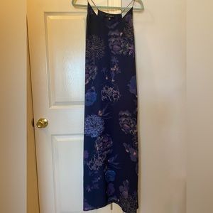 Navy floral dress. Jasmine & Juliana. US 4